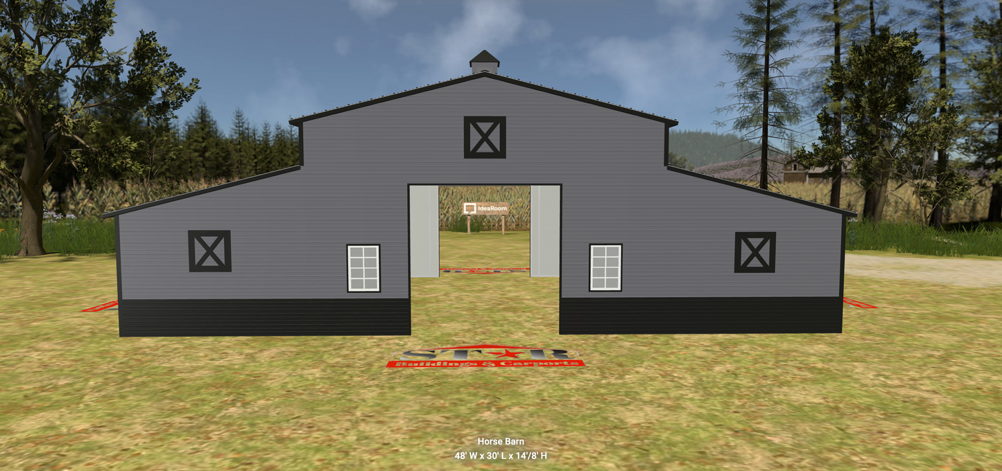 48x30 Horse Barn