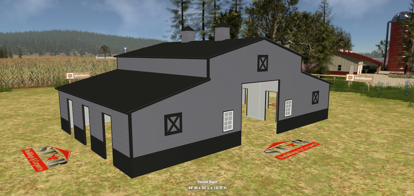 48x30 Horse Barn