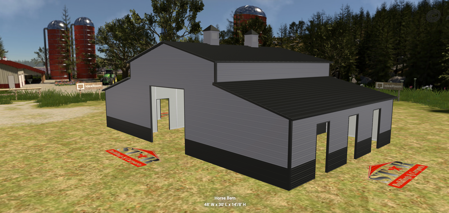 48x30 Horse Barn